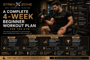 A Complete 4-Week Beginner Workout Plan for the Gym